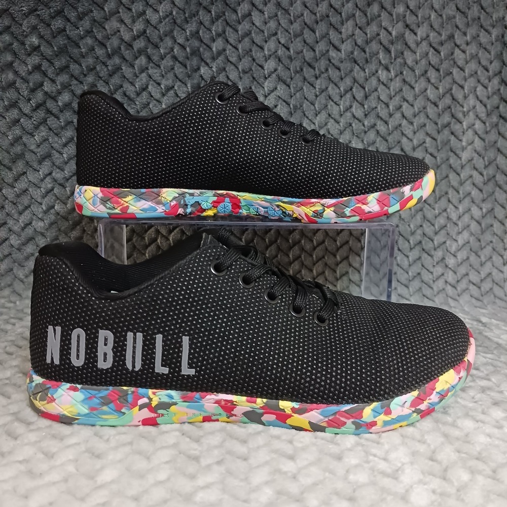 Nobull Superfabric Trainer Women's Workout Athletic Sneakers Shoes Black Sz 9.5